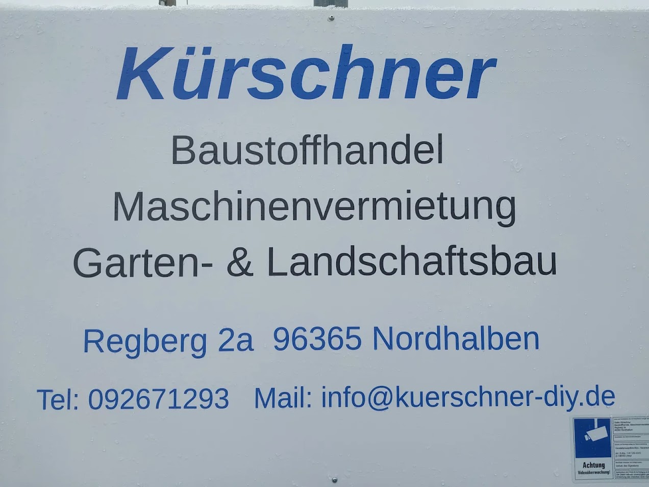 Bild 1 Kürschner Baustoffhandel, Maschinenvermietung, GALAbau in Nordhalben