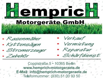 Bild 1 Hemprich Motorgeräte GmbH in Berlin