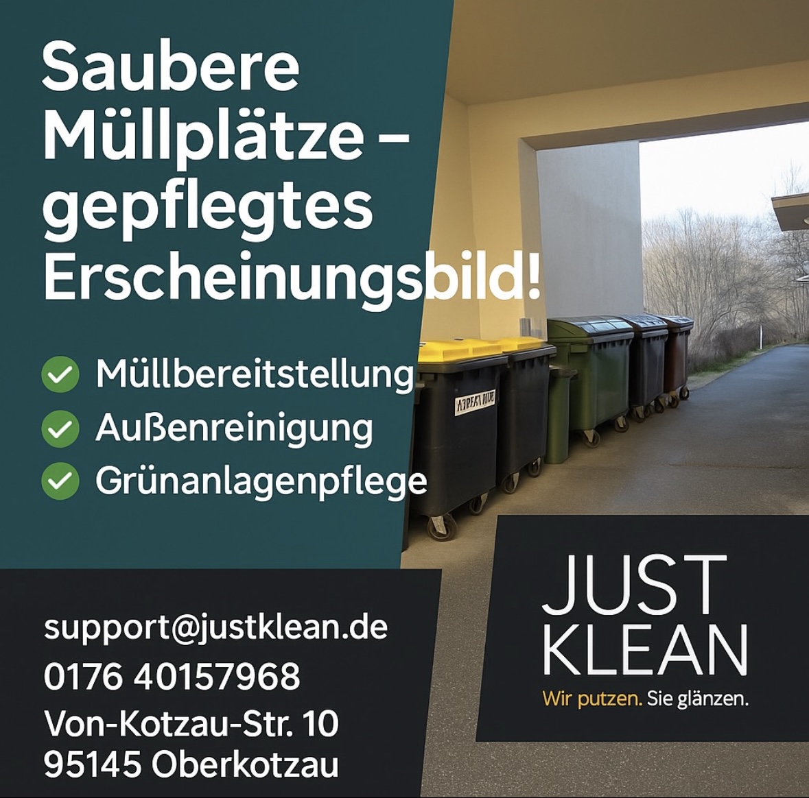 Bild 1 JUSTKLEAN in Oberkotzau