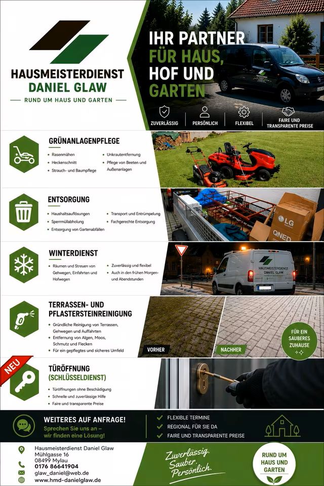 Bild 1 Hausmeisterdienst Daniel Glaw und Schlüsseldienst 24h in Reichenbach im Vogtland