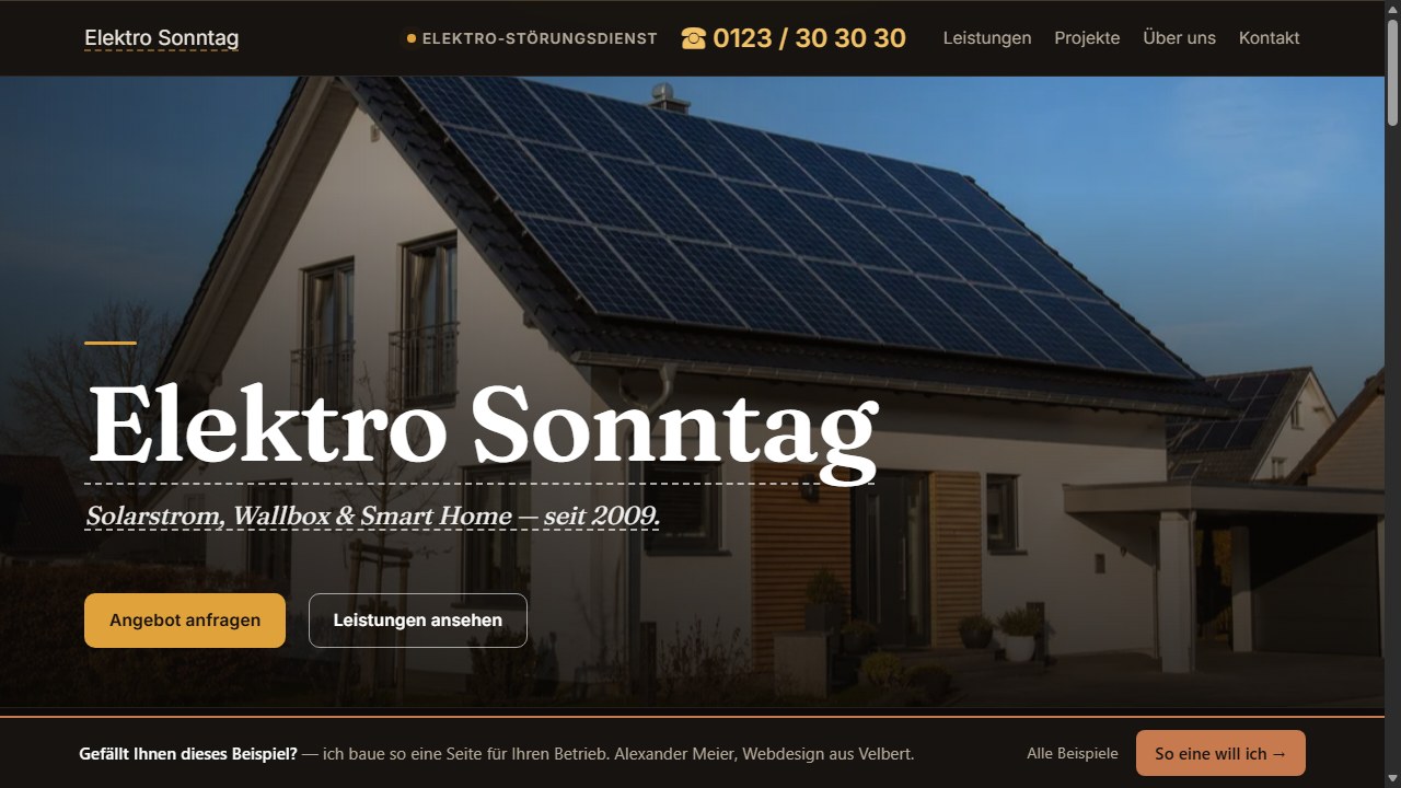 Bild 1 Alexander Meier — Webdesign in Velbert