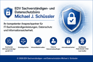 Bild 1 EDV Sachverständigen- und Datenschutzbüro Michael J. Schüssler in Aschaffenburg