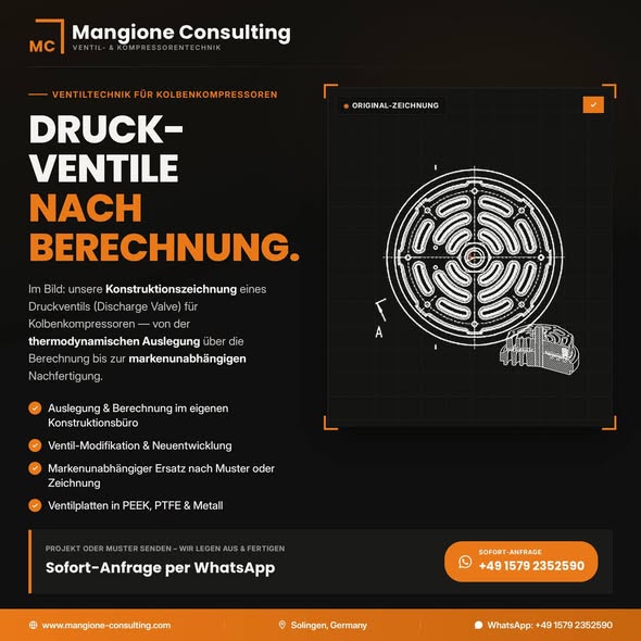 Bild 1 Mangione Consulting UG Ventil- und Kompressorentechnik in Solingen