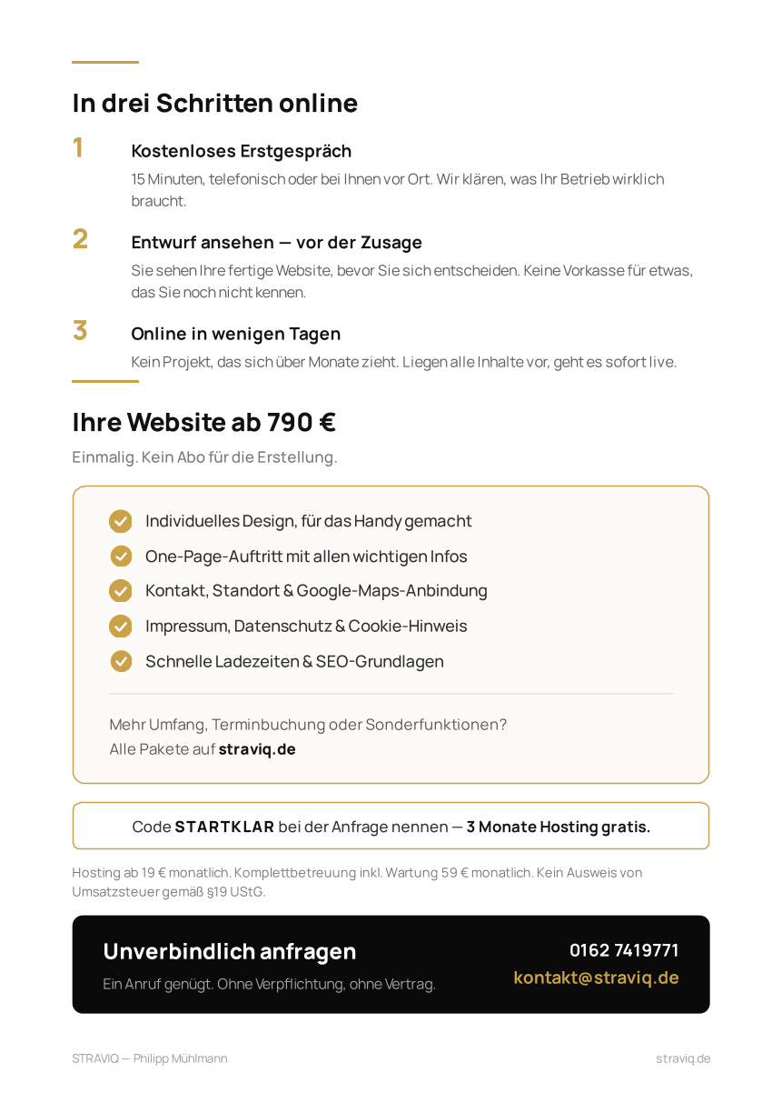 Bild 1 STRAVIQ - Digital Solutions in Hainewalde